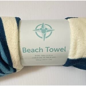 DCL Disney Cruise Line Castaway Club Captain Mickey Mouse Round Pool Beach Towel